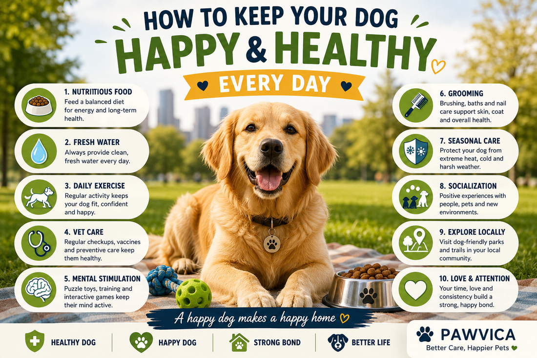 How to Keep Your Dog Happy and Healthy Every Day