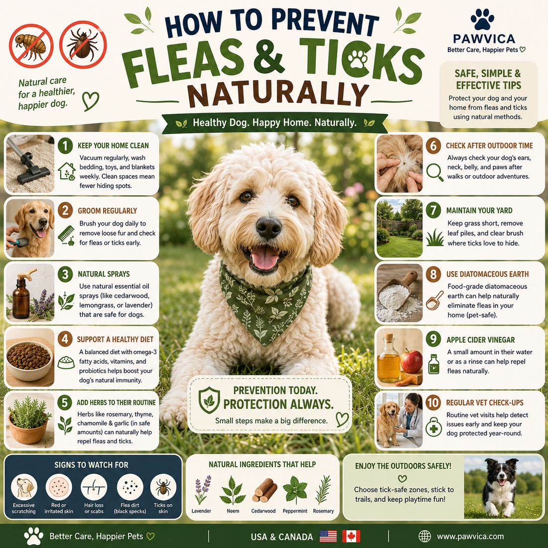 How to Prevent Fleas and Ticks Naturally