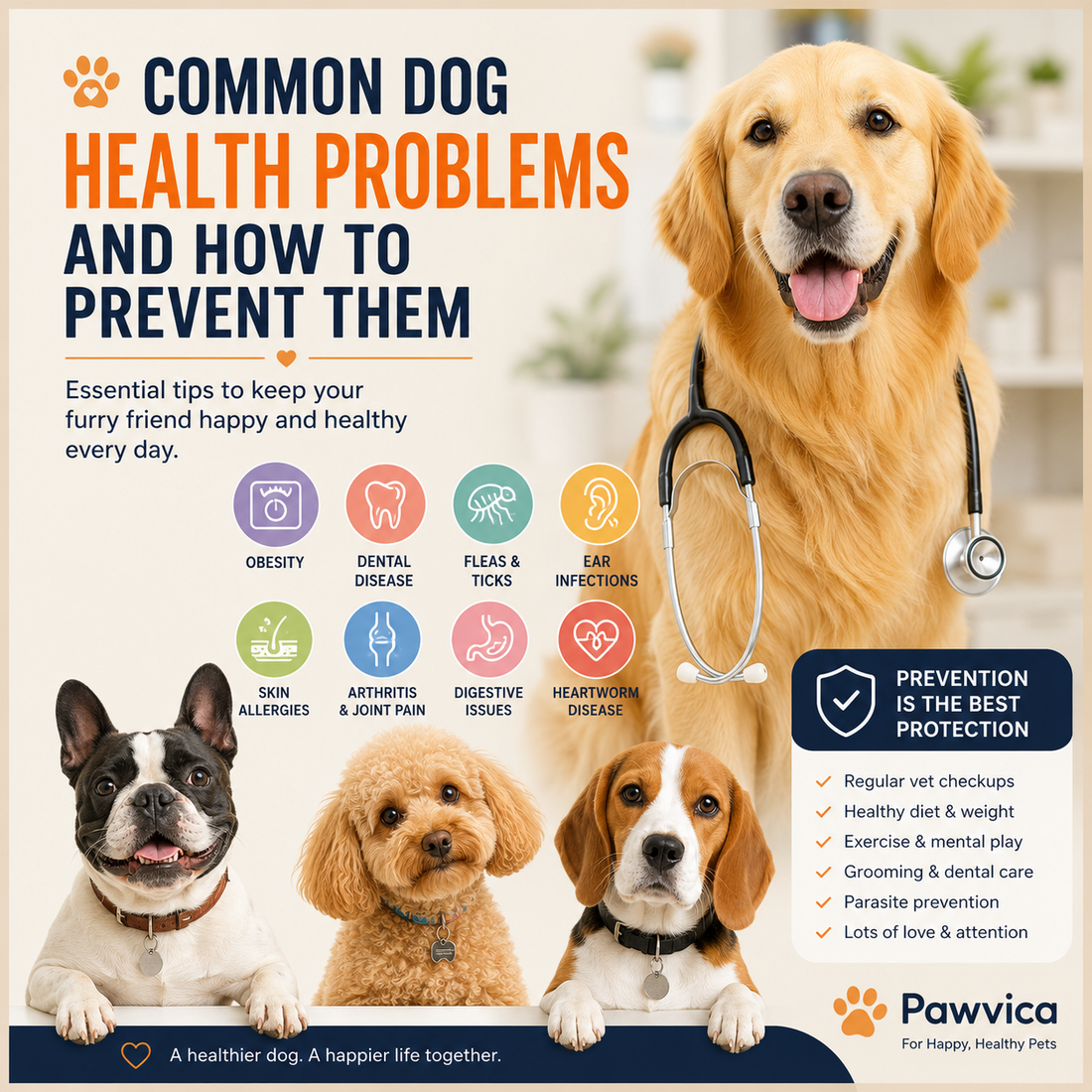 Common Dog Health Problems and How to Prevent Them