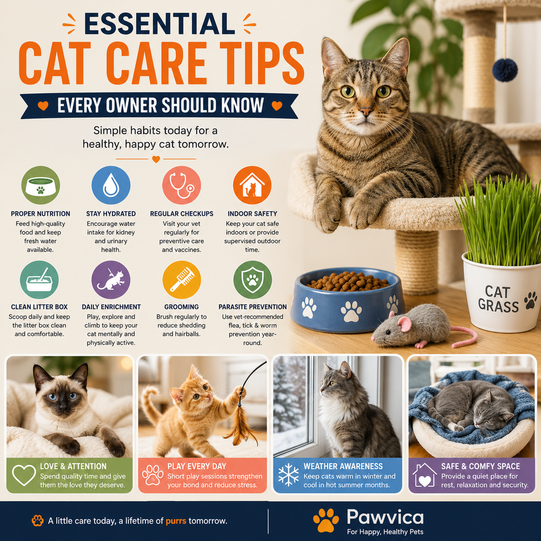 Essential Cat Care Tips Every Owner Should Know
