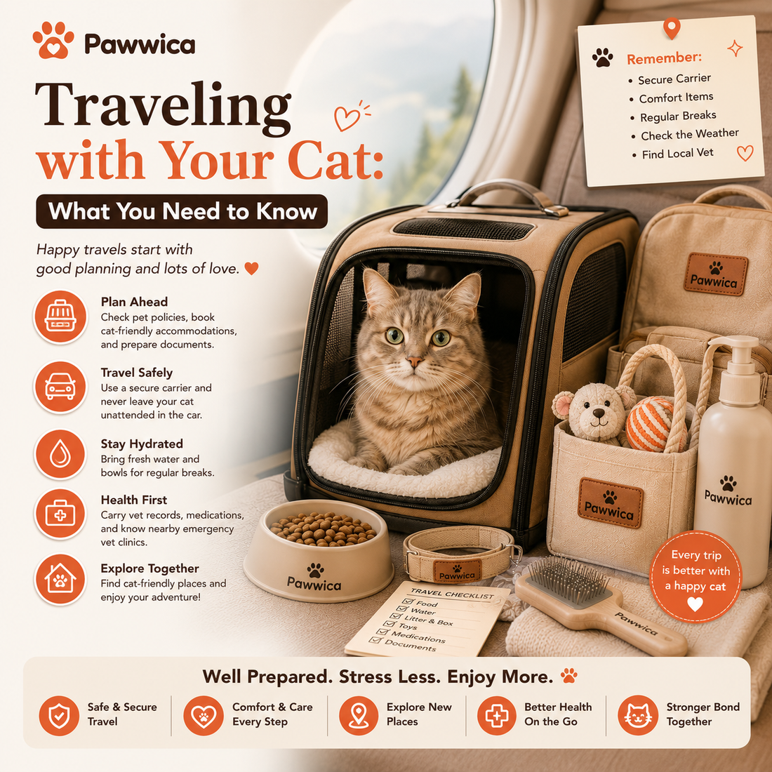 Traveling with Your Cat: What You Need to Know
