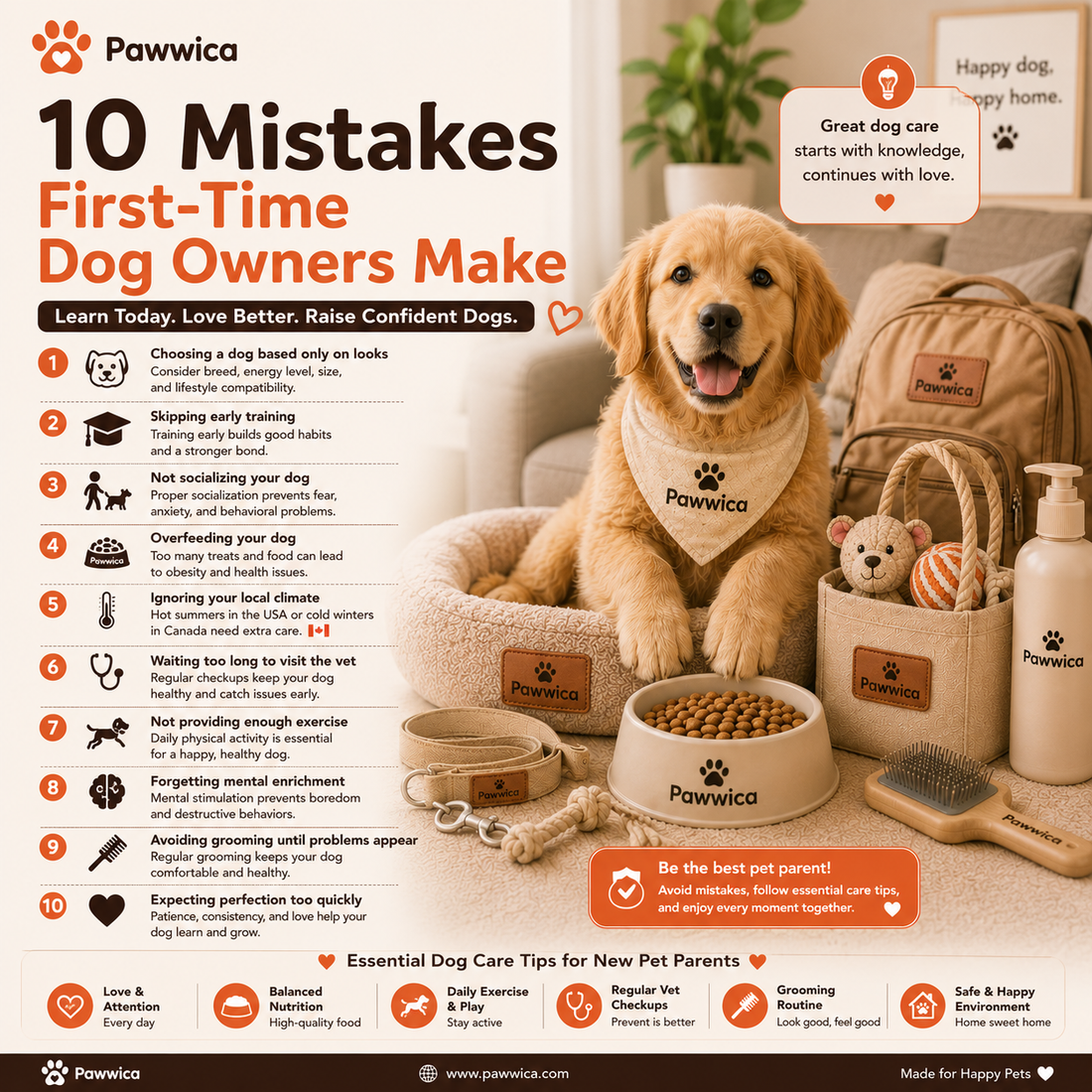10 Mistakes First-Time Dog Owners Make