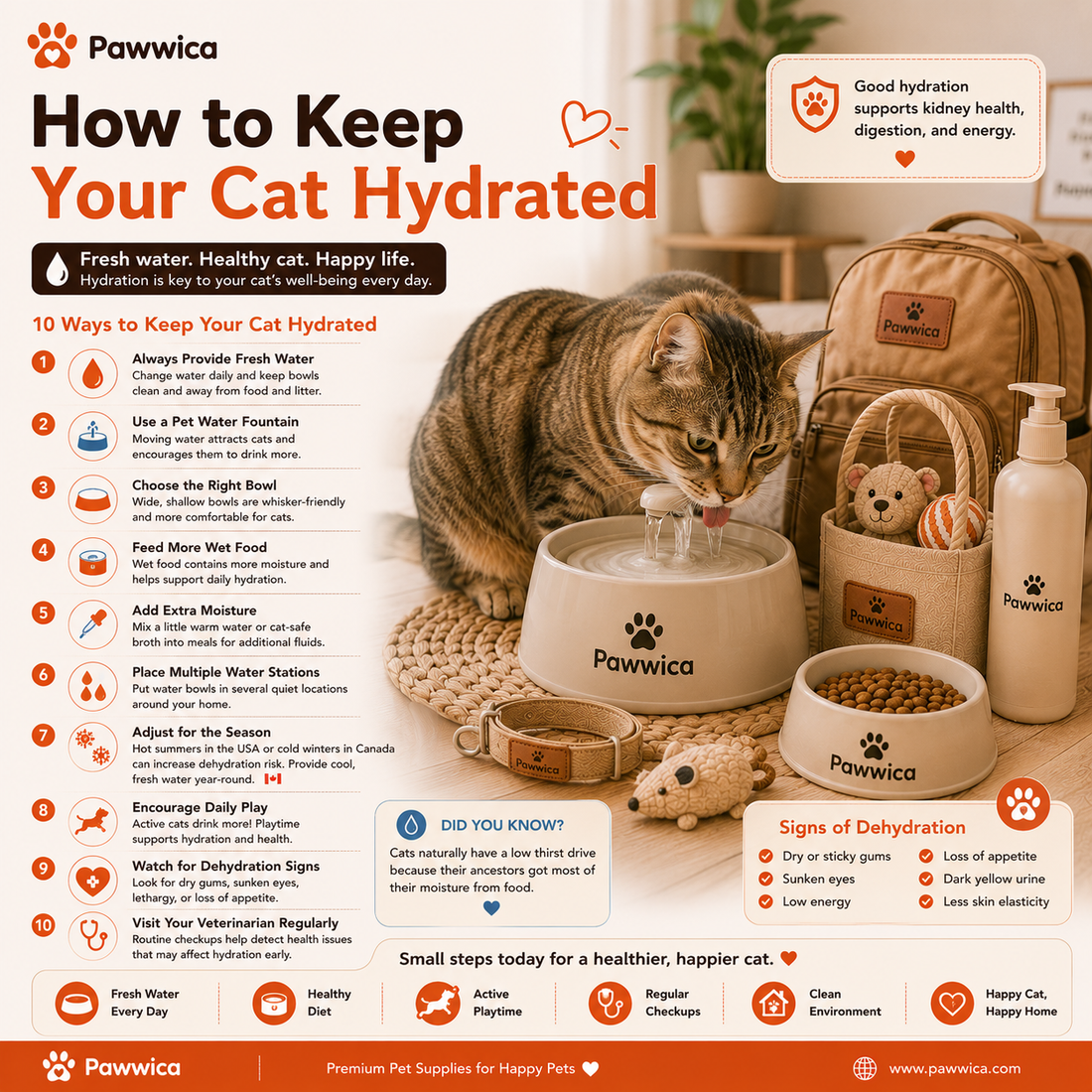 How to Keep Your Cat Hydrated