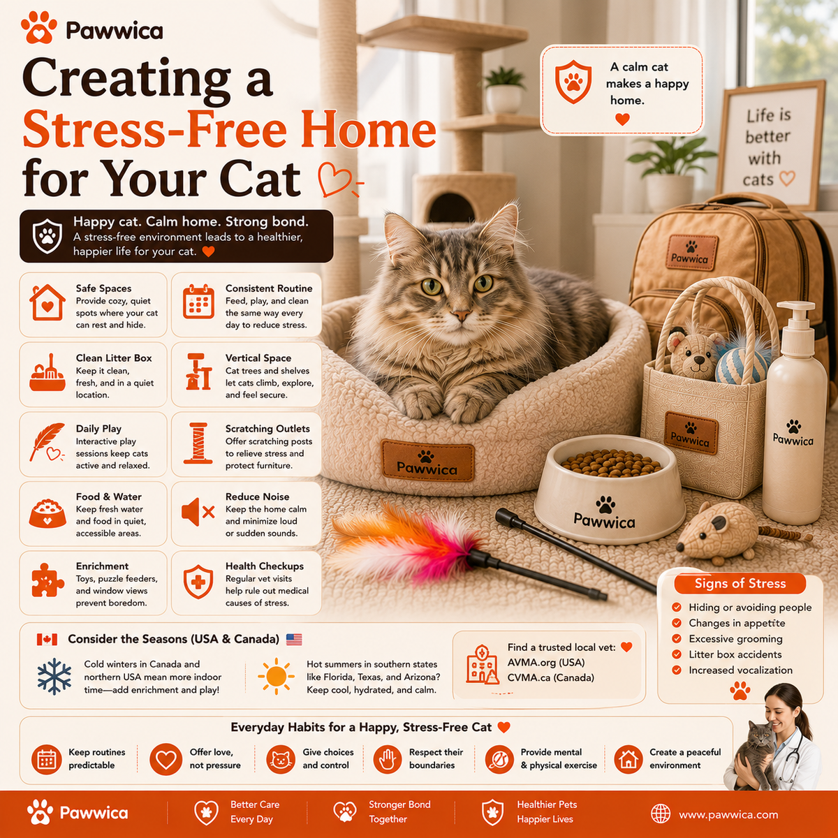 Creating a Stress-Free Home for Your Cat