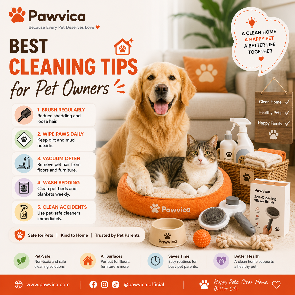 Best Cleaning Tips for Pet Owners