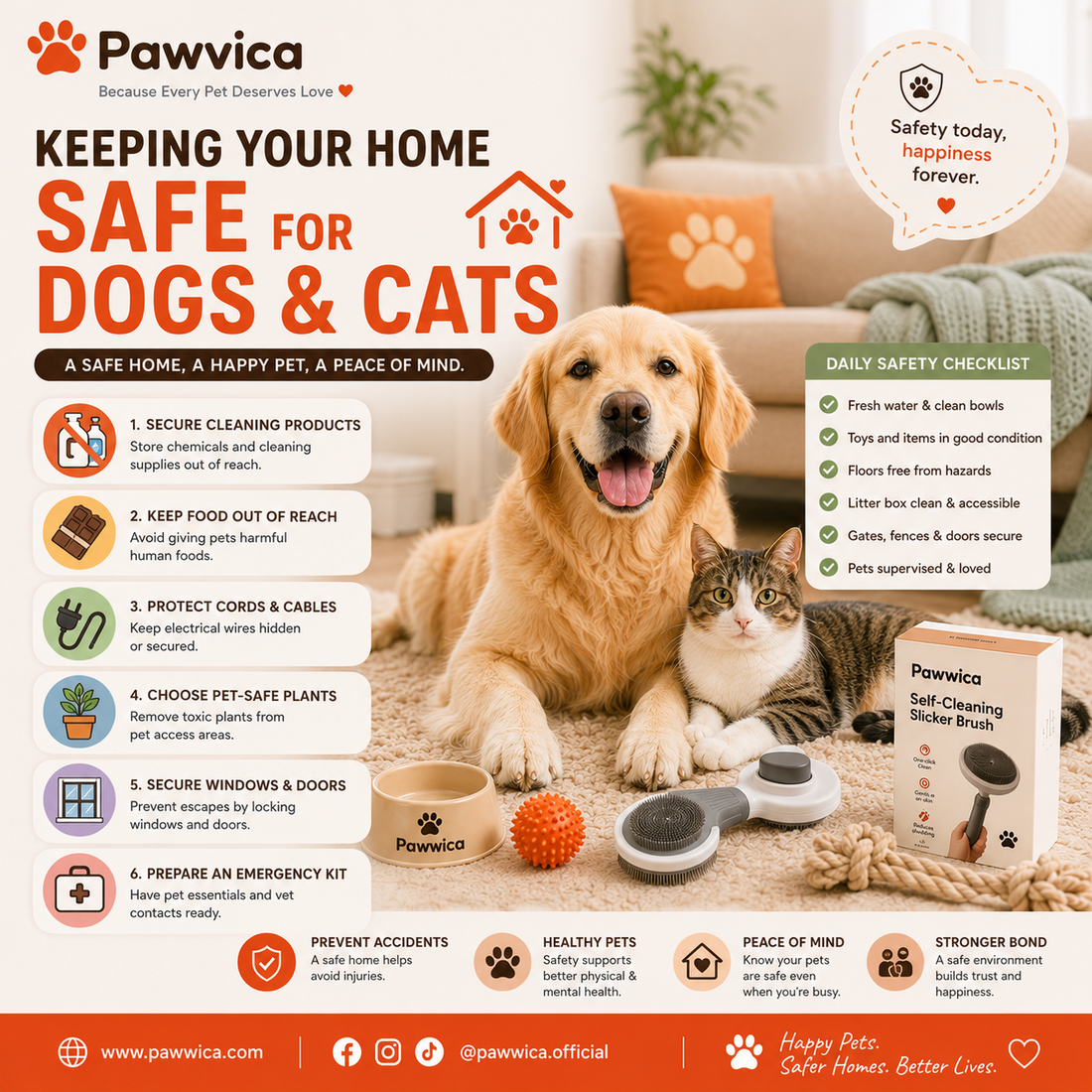 Keeping Your Home Safe for Dogs and Cats