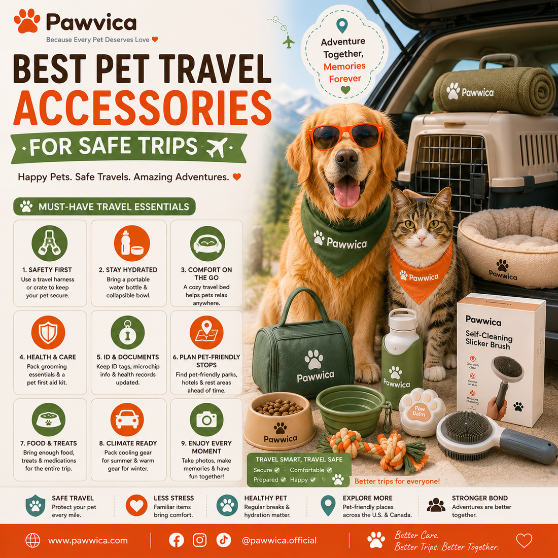 Best Pet Travel Accessories for Safe Trips