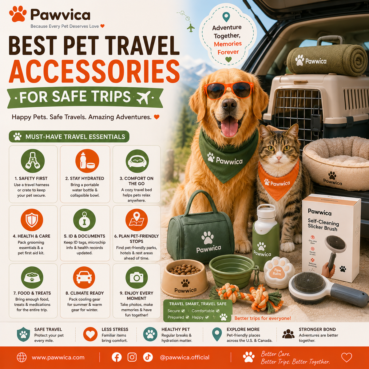 Best Pet Travel Accessories for Safe Trips