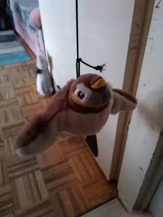 Rechargeable Interactive Chirping & Flapping Bird Toy for Cats & Small Dogs | Touch-Activated Plush Hunting Toy — customer photo 2