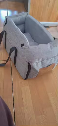 Portable Console Booster Car Seat & Travel Carrier for Small Dogs & Cats — customer photo 3