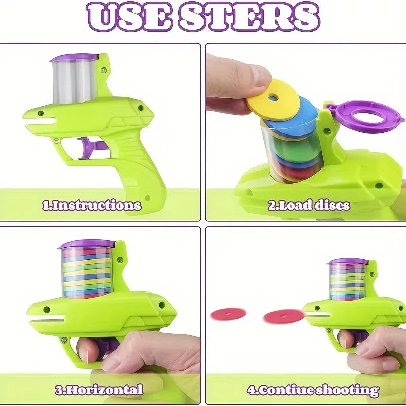 Interactive Turnip Cat Toy Launcher with 15 Reusable Foam Discs – Indoor Hunting Toy for Cats