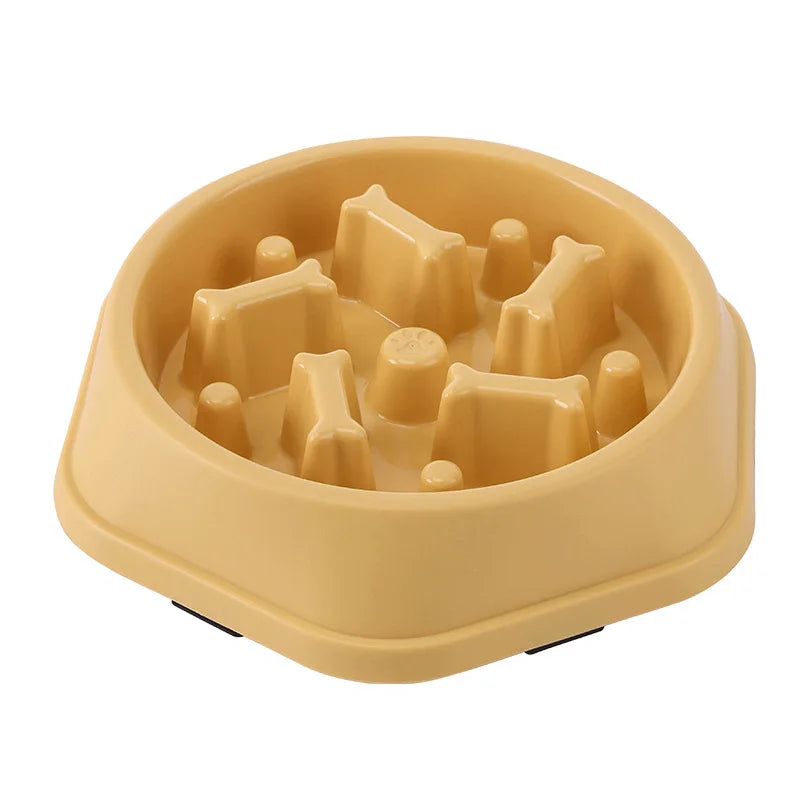 Slow Feeder Bowl for Dogs & Cats – Non-Slip Pet Bowl to Help Reduce Fast Eating & Support Healthy Digestion