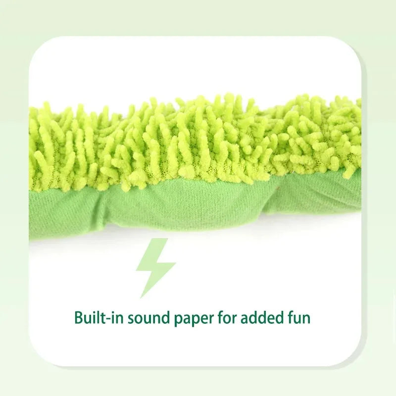 Catnip & Silvervine Caterpillar Cat Toy – Interactive Chew Toy for Cats & Kittens