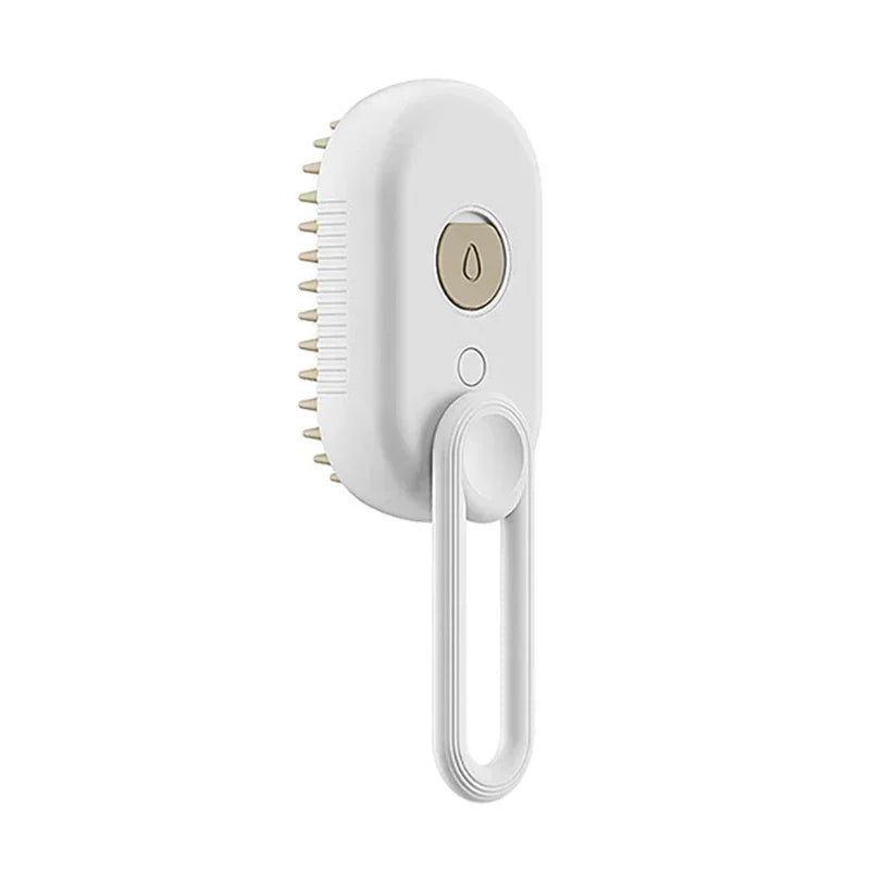 3-in-1 Pet Spray Grooming Brush for Dogs & Cats – Self-Cleaning Deshedding Brush with Fine Mist Spray & Massage Comb