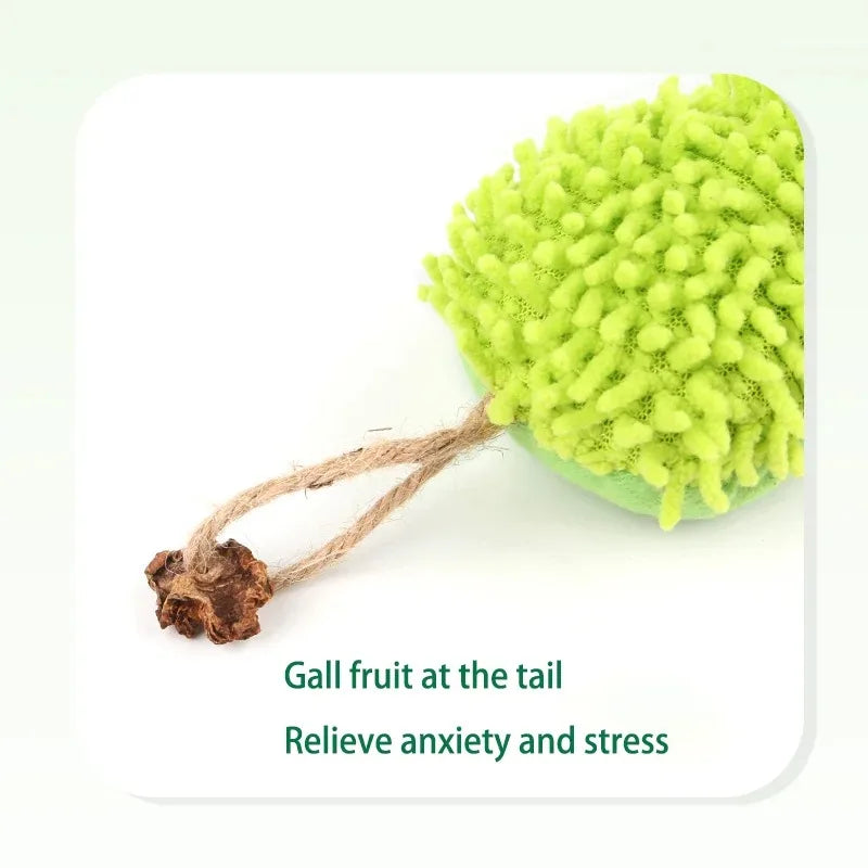 Catnip & Silvervine Caterpillar Cat Toy – Interactive Chew Toy for Cats & Kittens