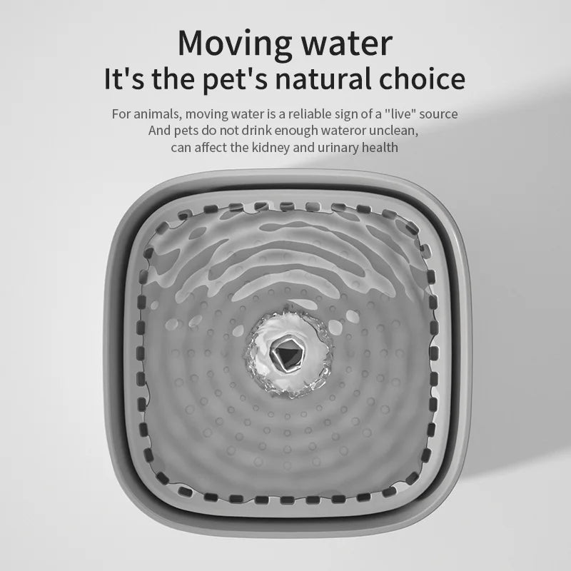 Premium 3L Automatic Cat Water Fountain with Multi-Layer Filtration & Whisper-Quiet Pump