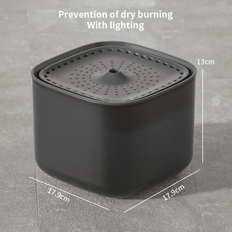 3L Automatic Cat Water Fountain with Recirculating Filter – Ultra-Quiet USB-Powered Water Dispenser for Cats