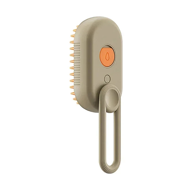 3-in-1 Pet Spray Grooming Brush for Dogs & Cats – Self-Cleaning Deshedding Brush with Fine Mist Spray & Massage Comb