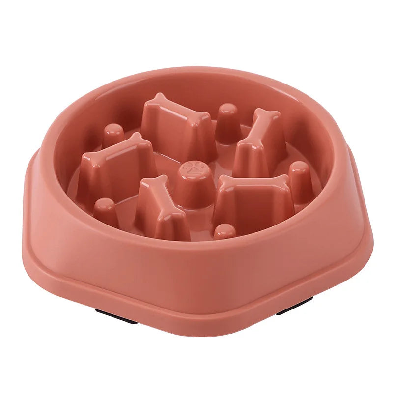 Slow Feeder Bowl for Dogs & Cats – Non-Slip Pet Bowl to Help Reduce Fast Eating & Support Healthy Digestion