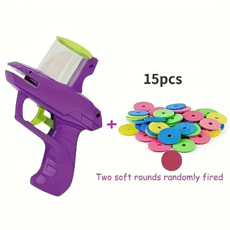 Interactive Turnip Cat Toy Launcher with 15 Reusable Foam Discs – Indoor Hunting Toy for Cats